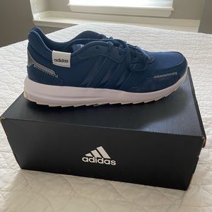Navy Adidas Tennis Shoes - Size 8